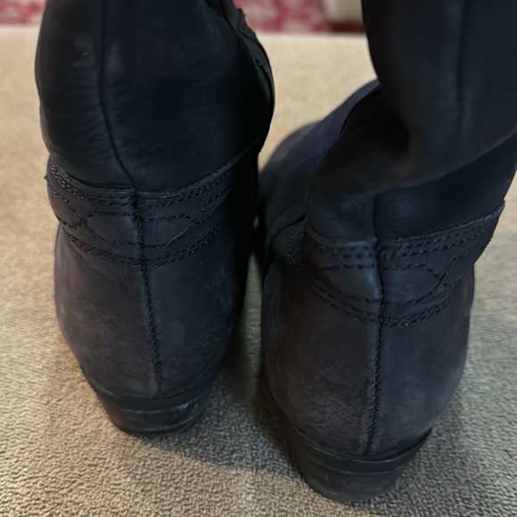 Alexandro Spain Black Leather Boots Size 39/8 (TD) - Picture 6 of 10